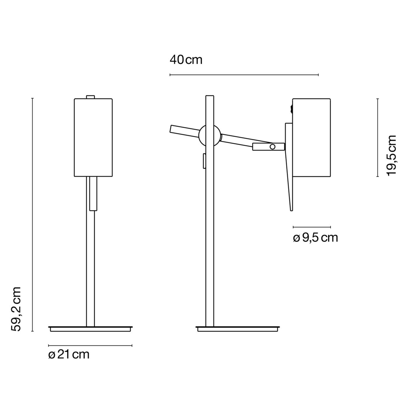Scantling S tafellamp
