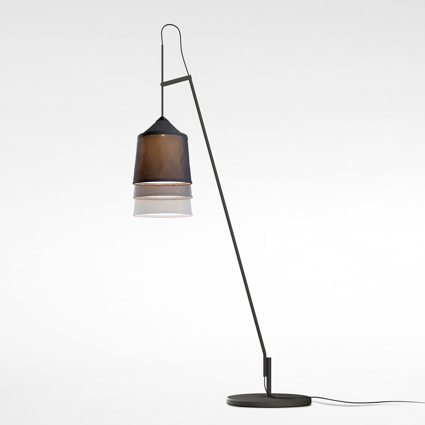 Jaima P207 met kap 43 en base 49 vloerlamp