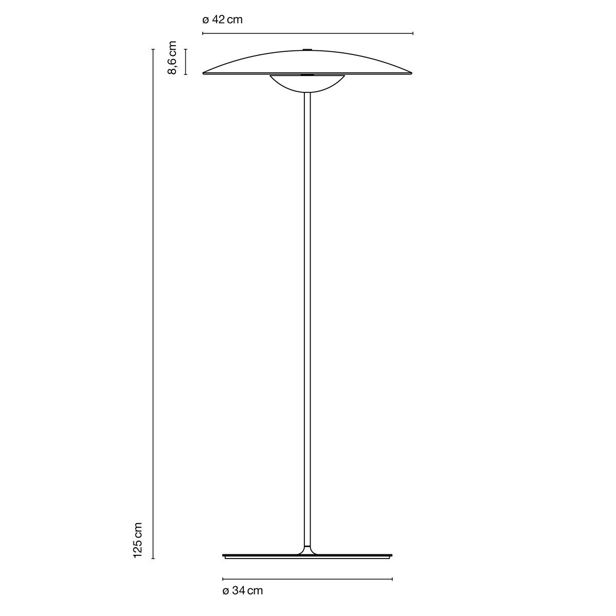 Ginger P vloerlamp