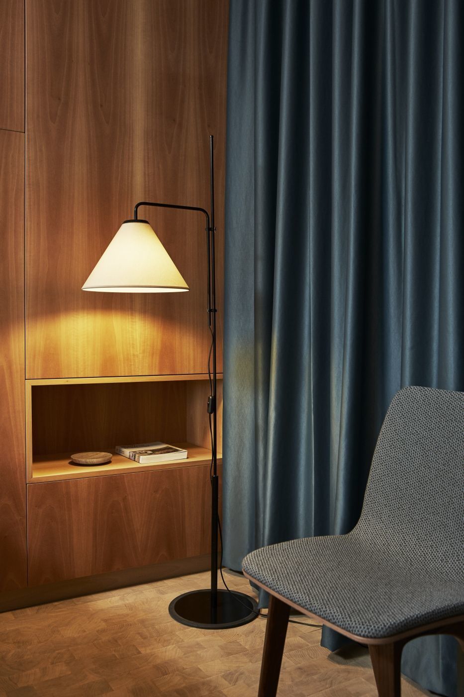 Funiculí Fabric vloerlamp