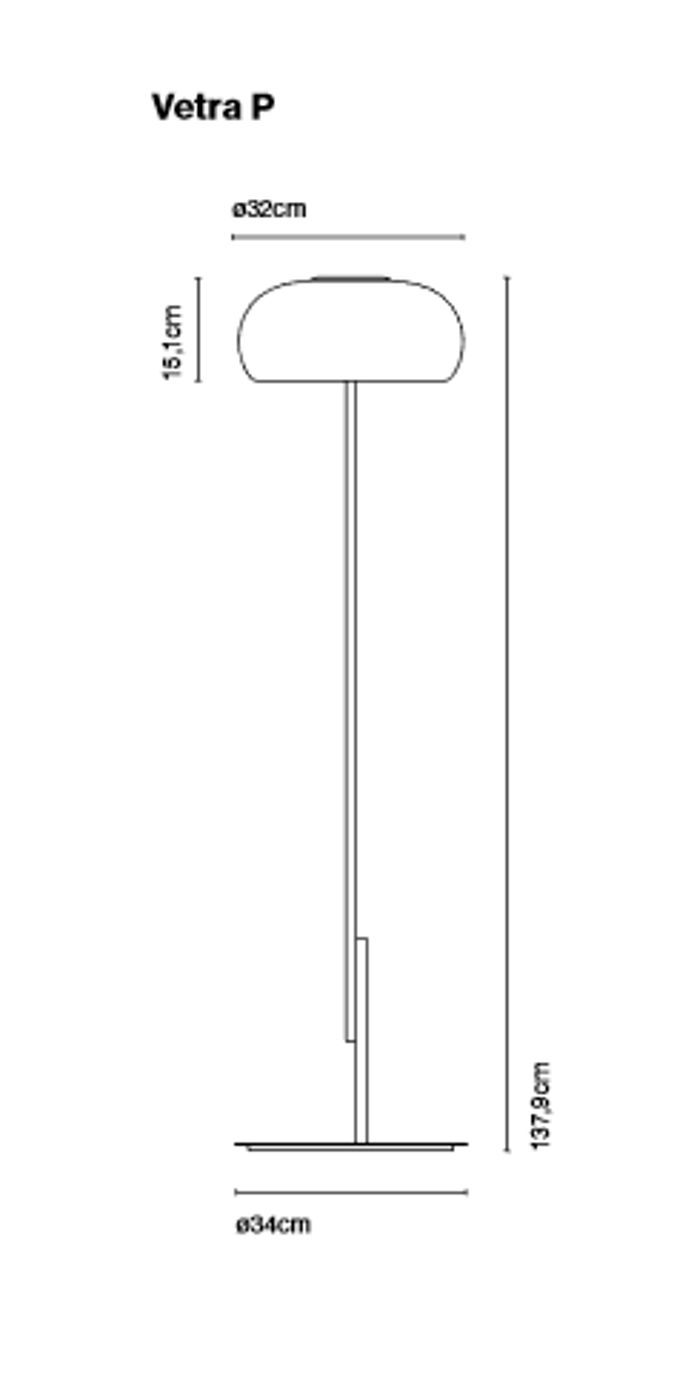 Vetra P vloerlamp