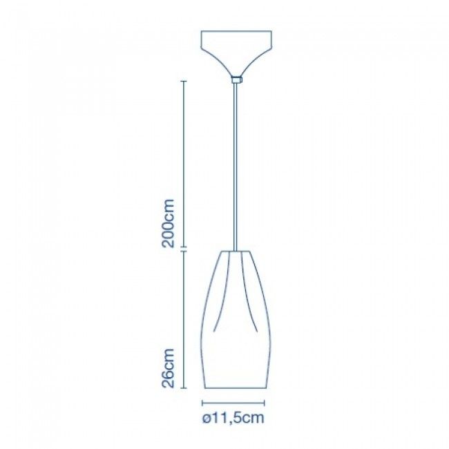 Pleat Box 13 led hanglamp