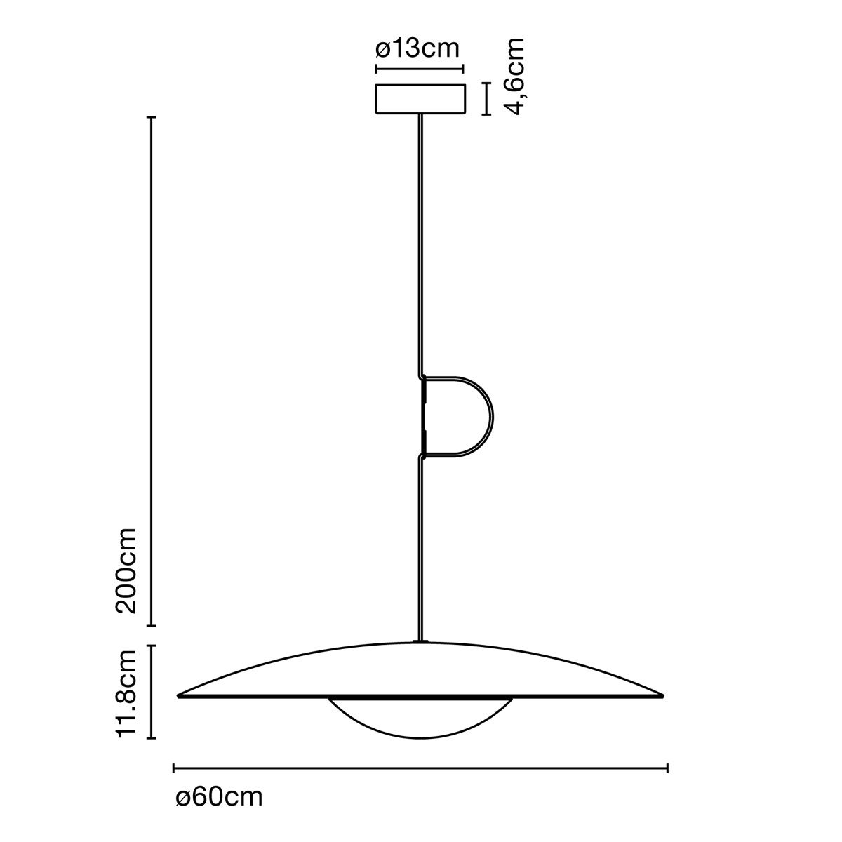 Ginger 60 hanglamp