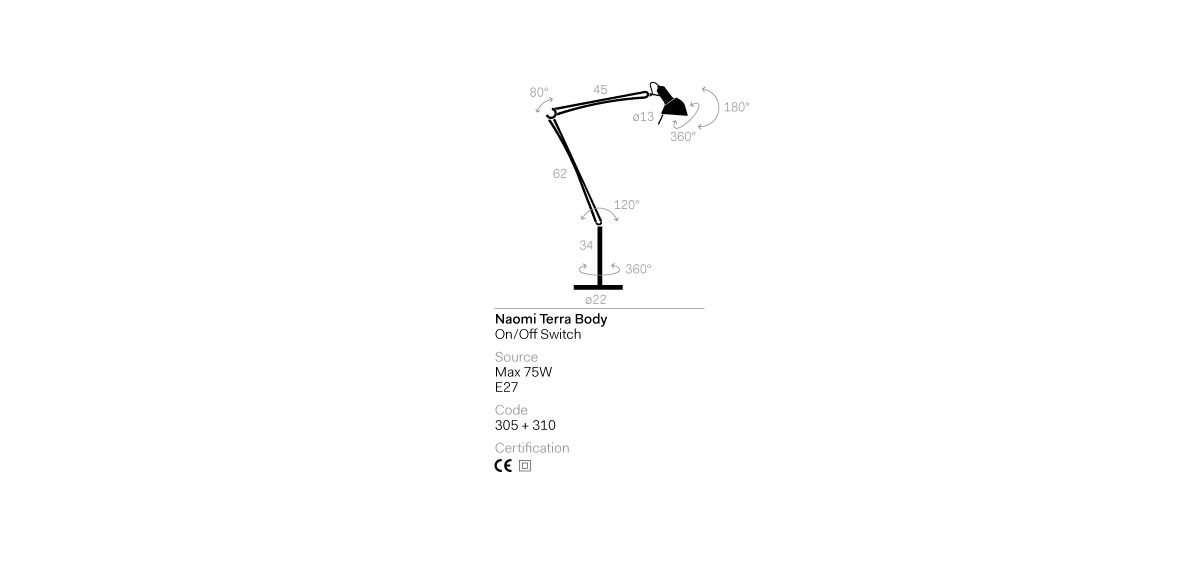Naomi vloerlamp 