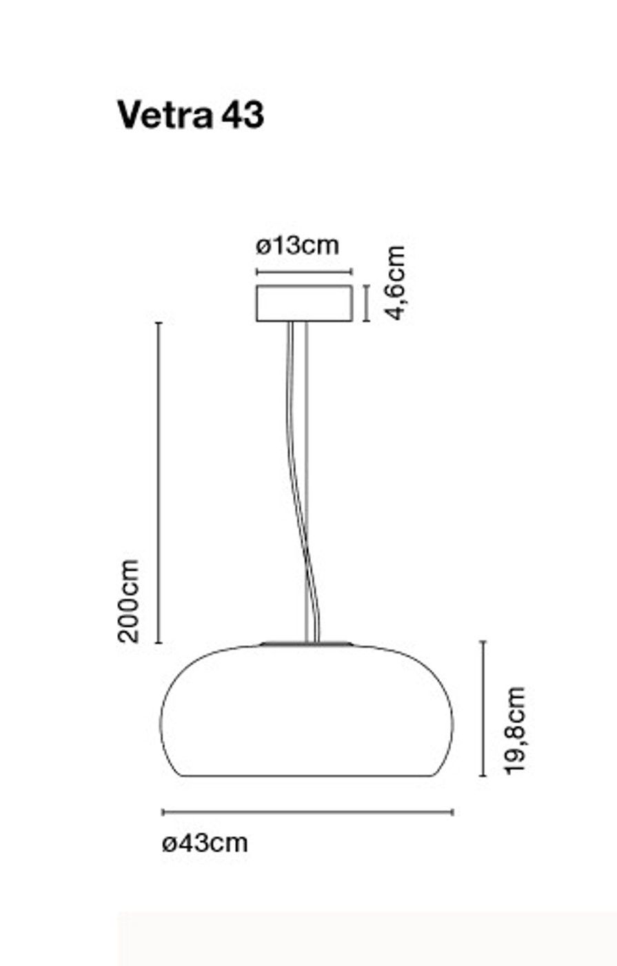 Vetra 43 hanglamp