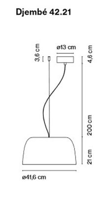 Djembé 42.21 hanglamp