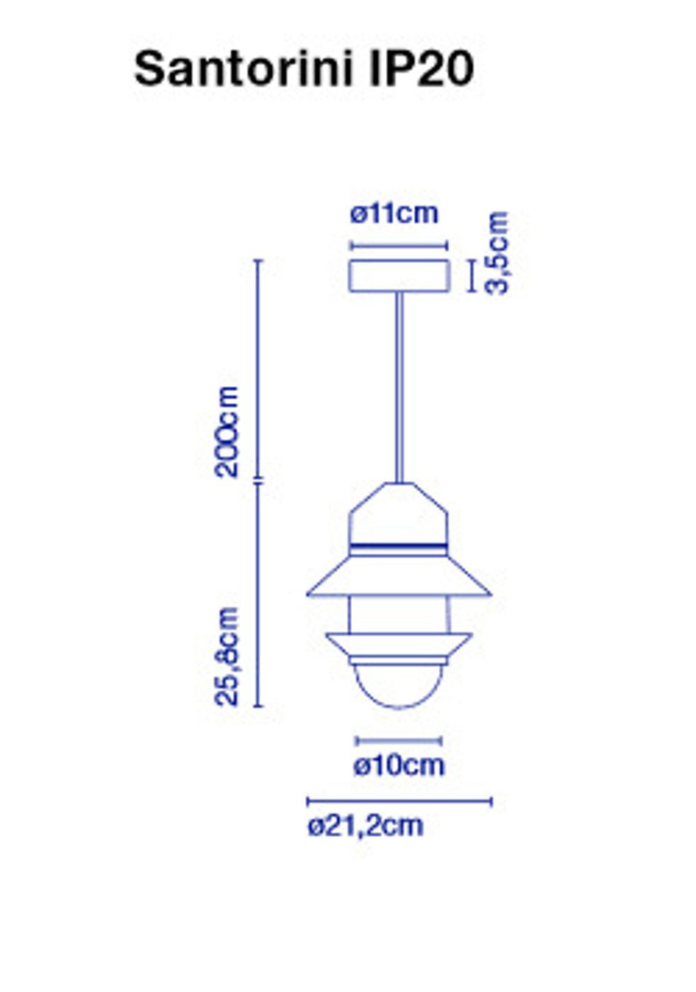 Santorini hanglamp