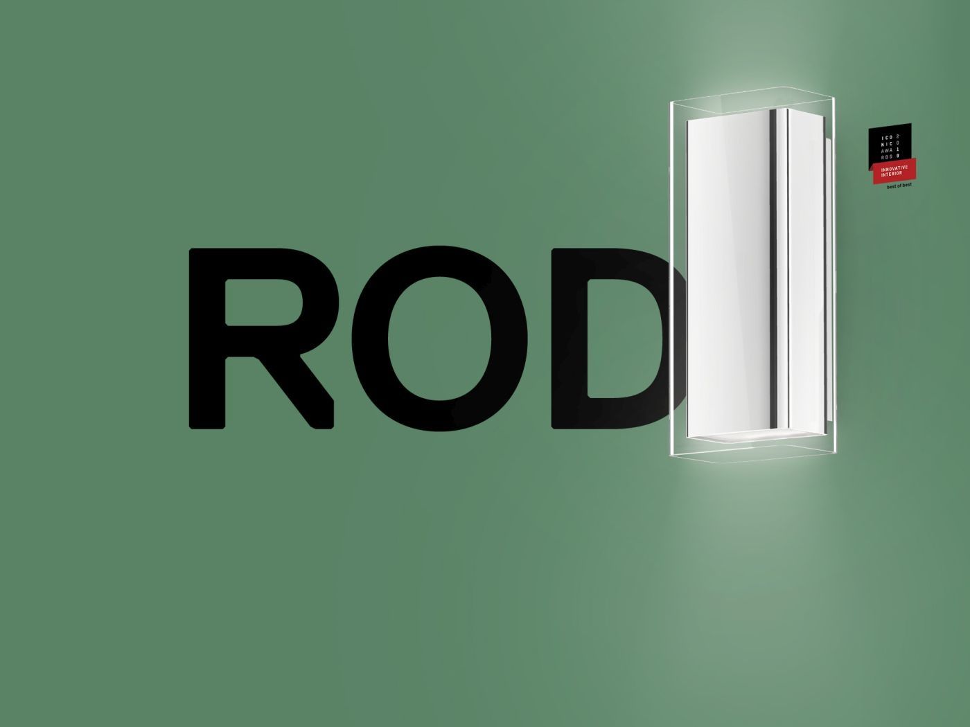 Rod wandlamp