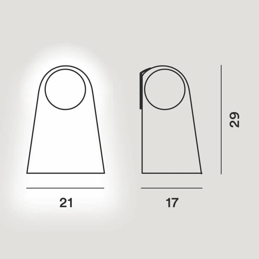 Satellight wandlamp
