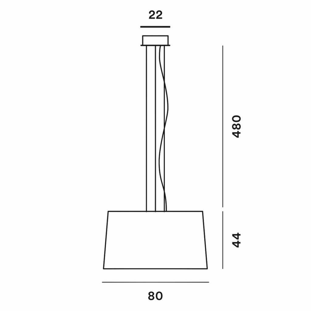 Twice as Twiggy hanglamp