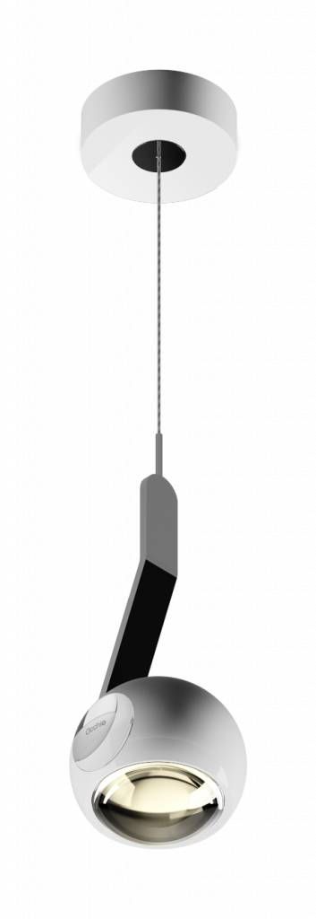 io 3d sospeso. hanglamp. Hoogglans wit