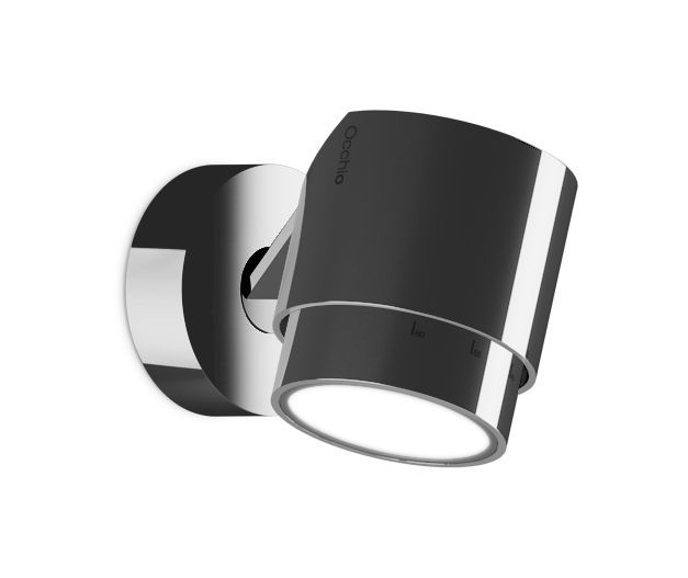 Lui Pico zoom wandlamp. Chroom