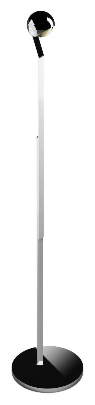 io 3d lettura vloerlamp. Chroom