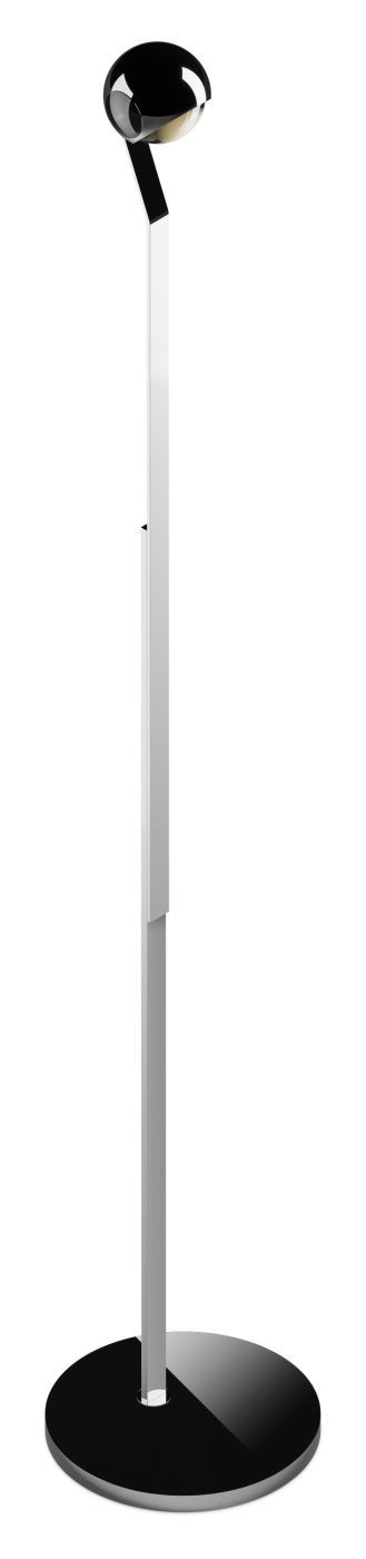 io 3d lettura vloerlamp. Chroom