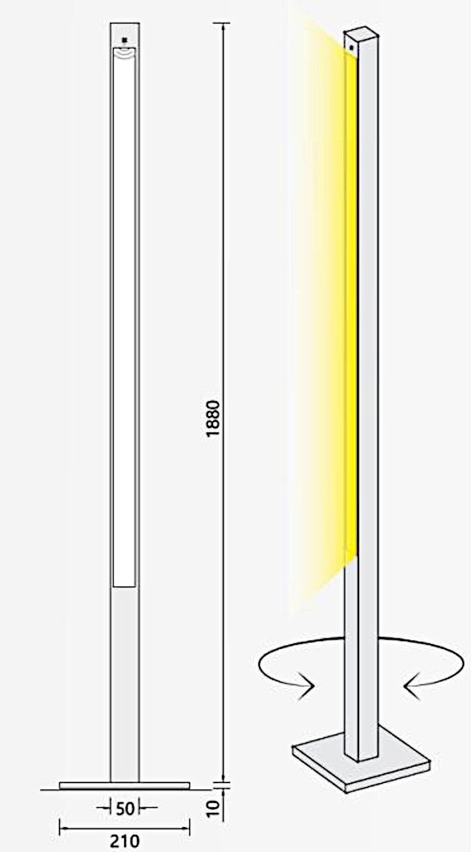 Bastobianco vloerlamp