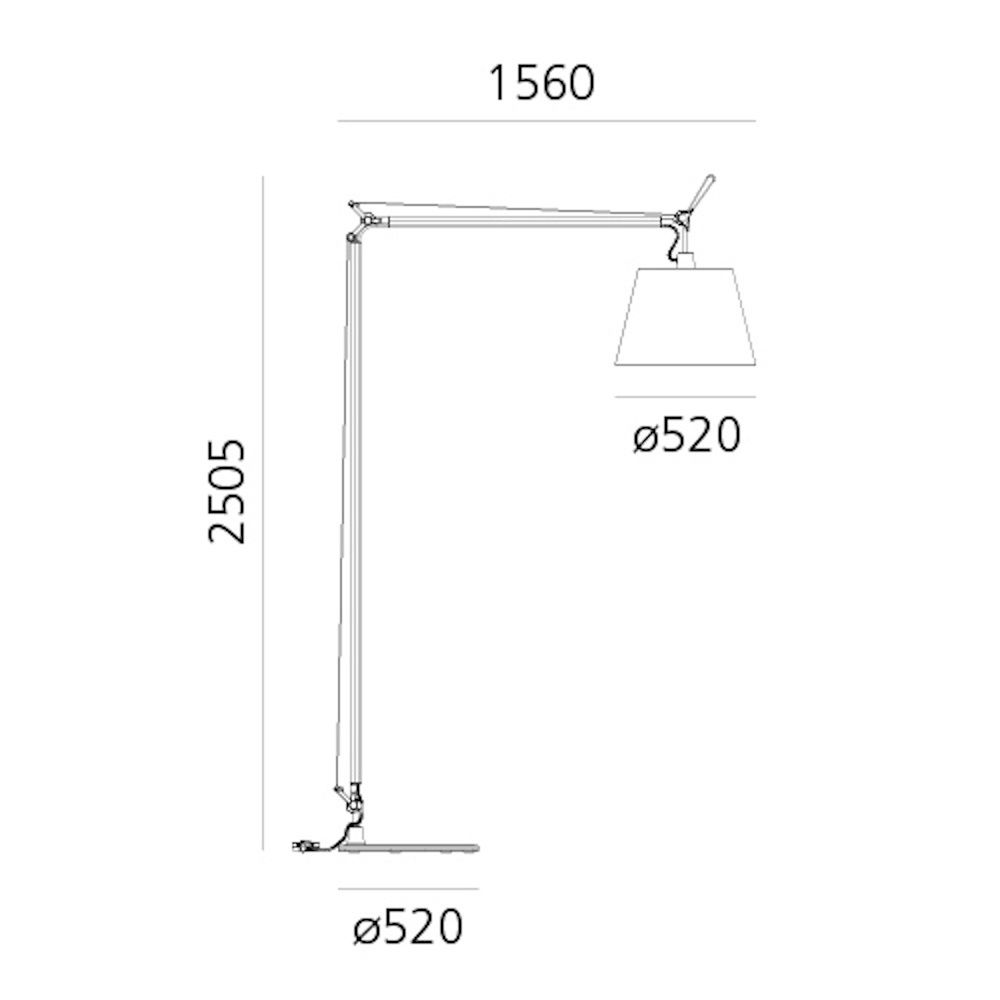 Tolomeo Maxi vloerlamp