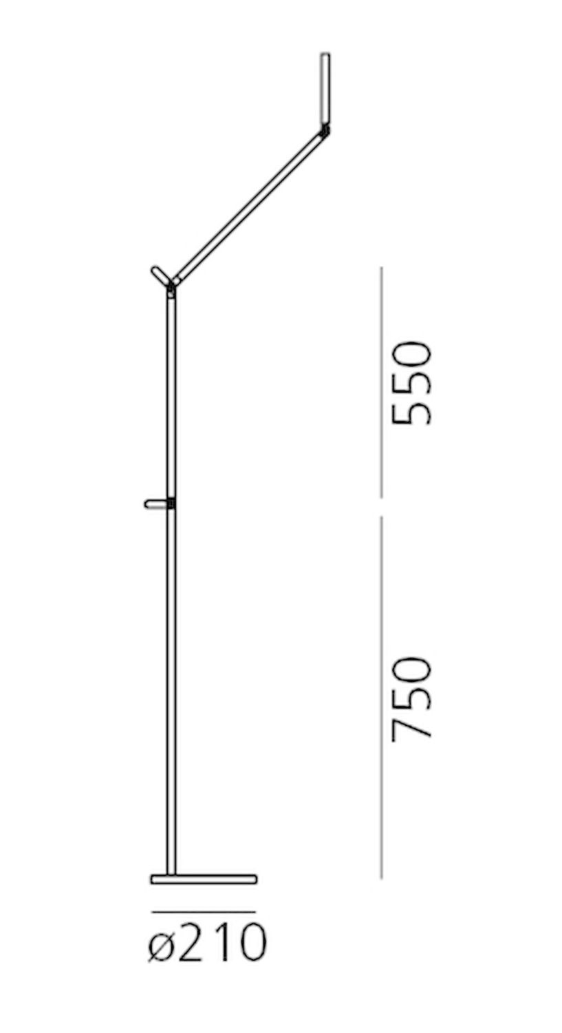 Demetra Professional Reading vloerlamp