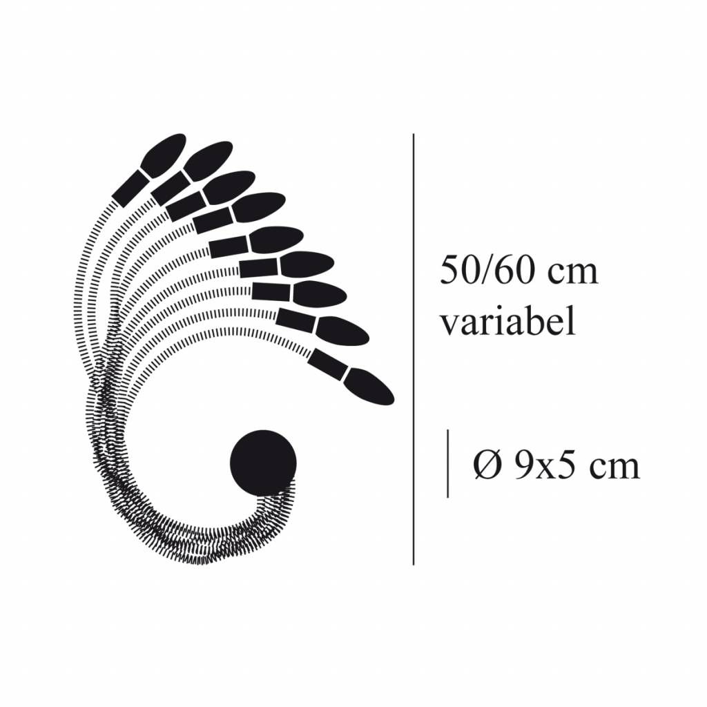 Turciù 9 wandlamp