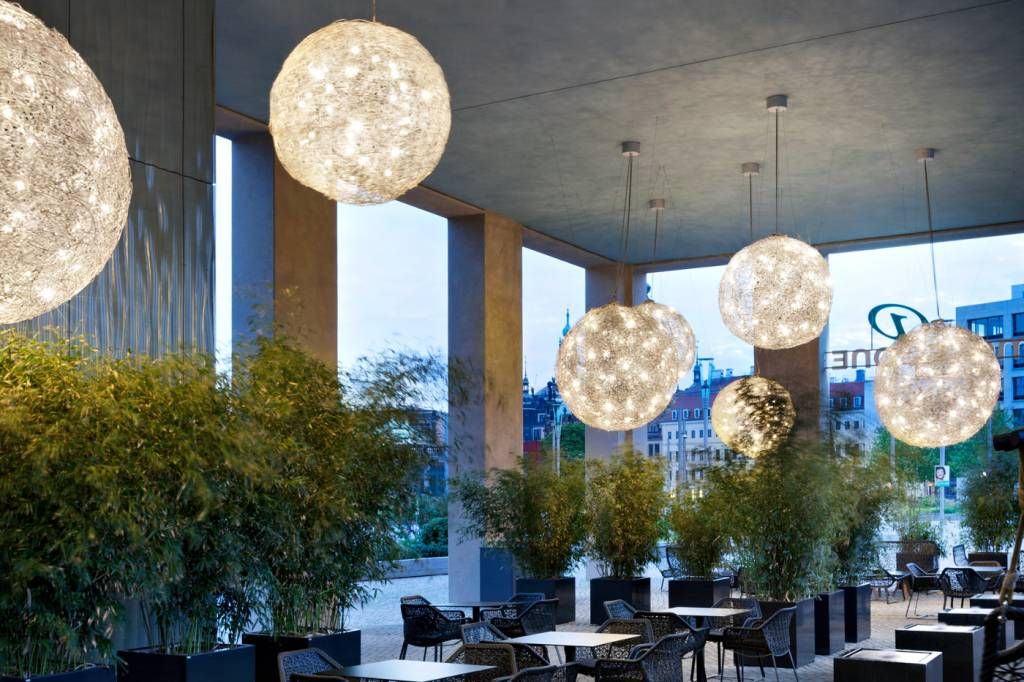 Fil de Fer Outdoor hanglamp