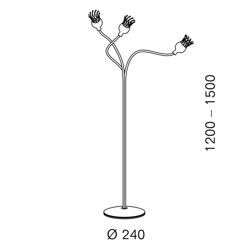 Poppy vloerlamp 3 