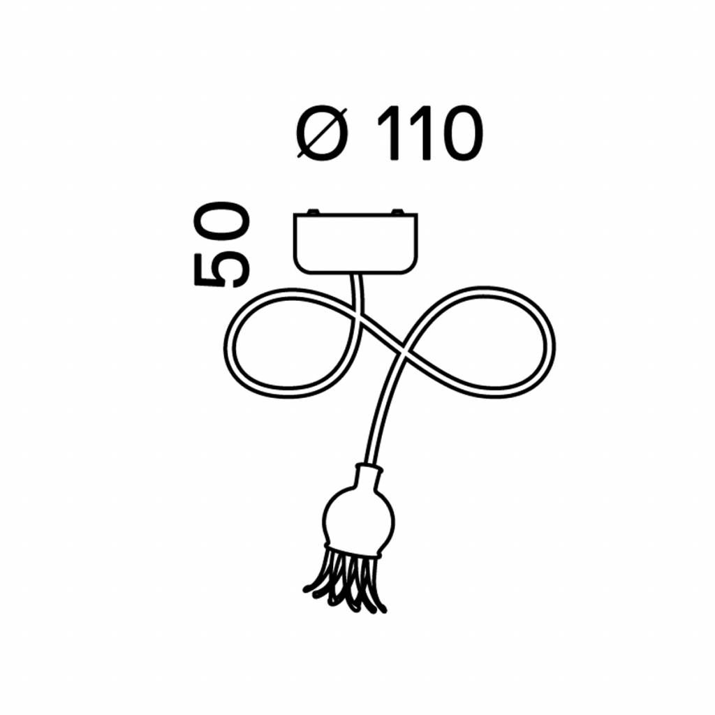 Poppy wand/plafondlamp 1