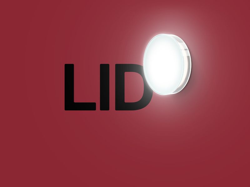 Lid wandlamp