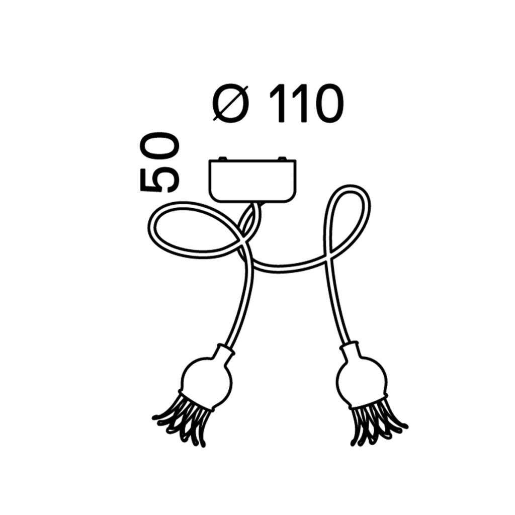 Poppy wand/plafondlamp 2