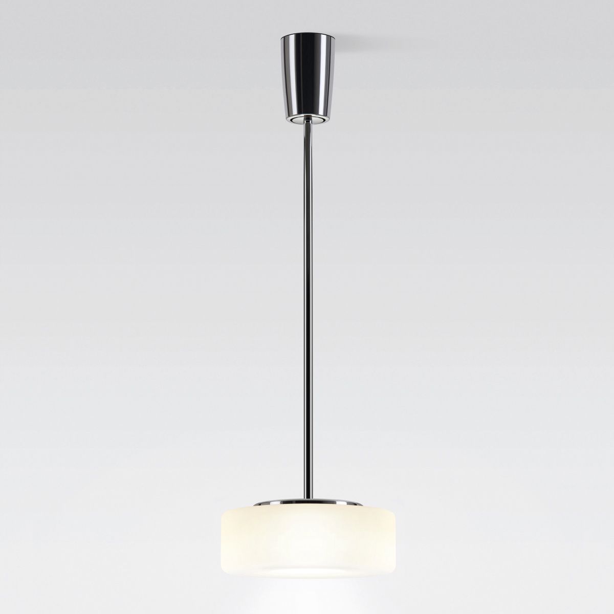 Curling hanglamp: Tube. Transparant/cilinder. S  