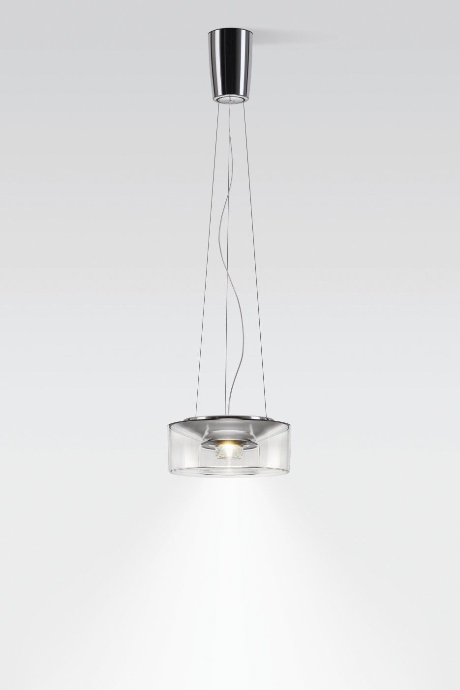 Curling hanglamp: Rope transparant S