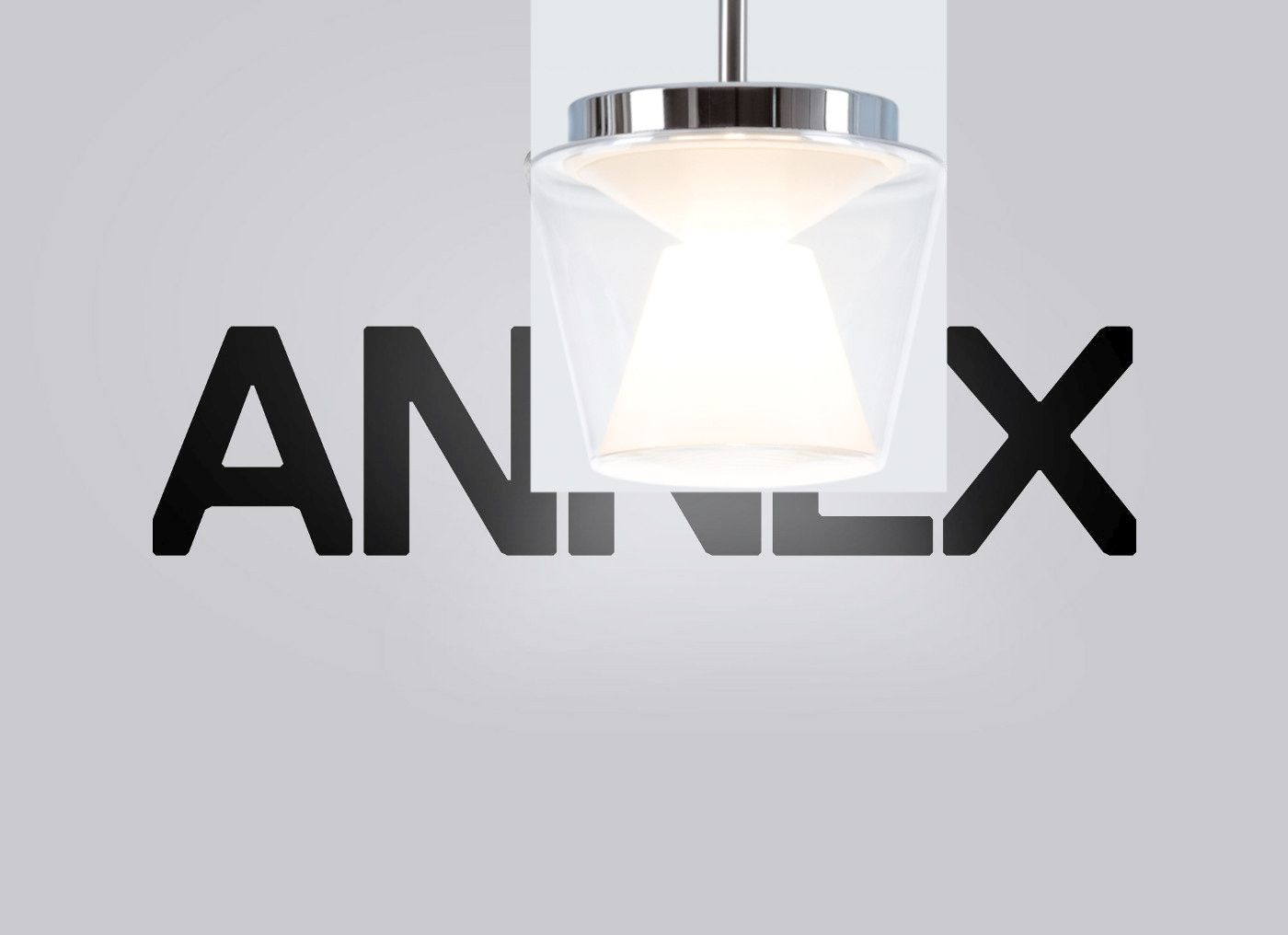 Annex hanglamp. Helder/Opaal. Medium