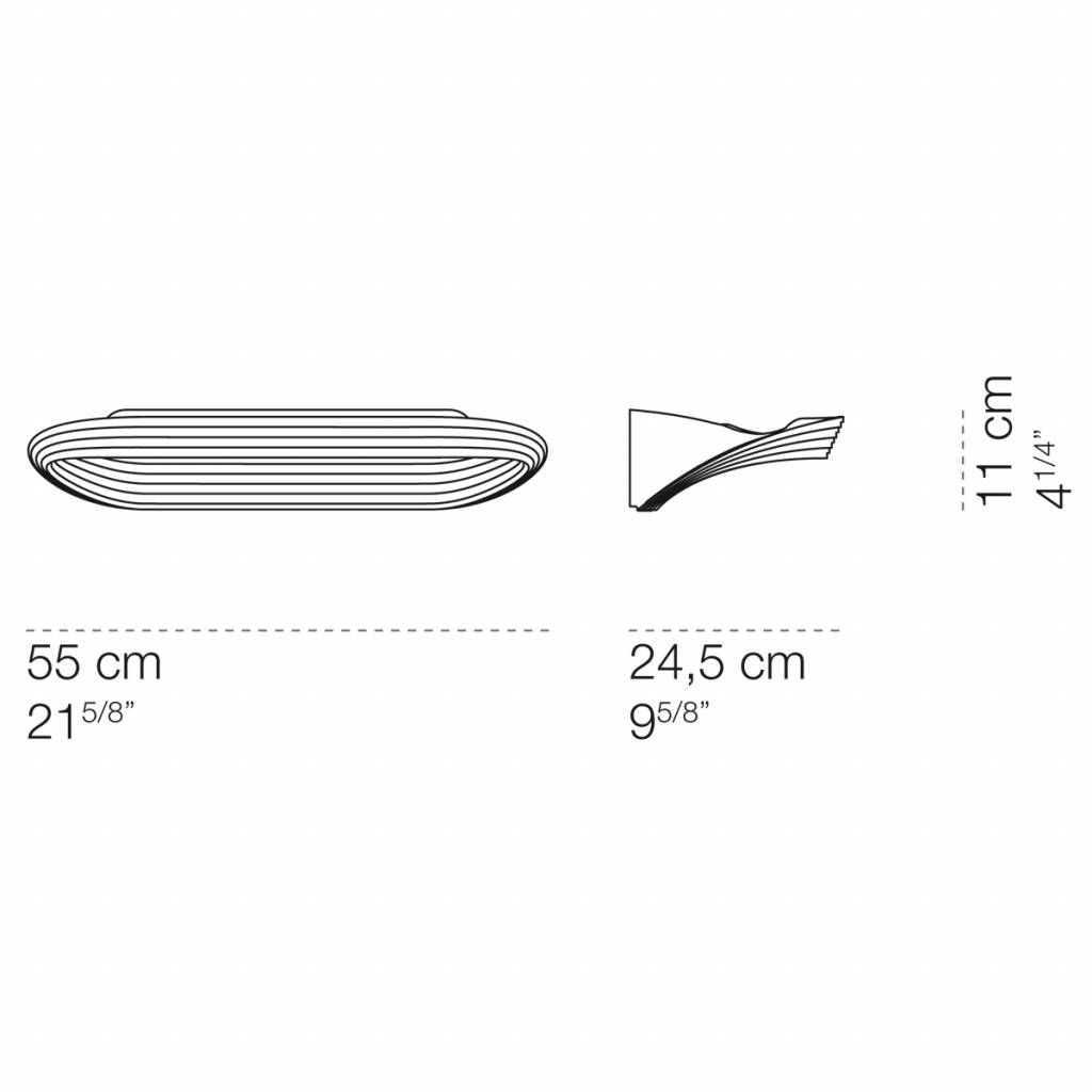 Sestessa maxi Led wandlamp