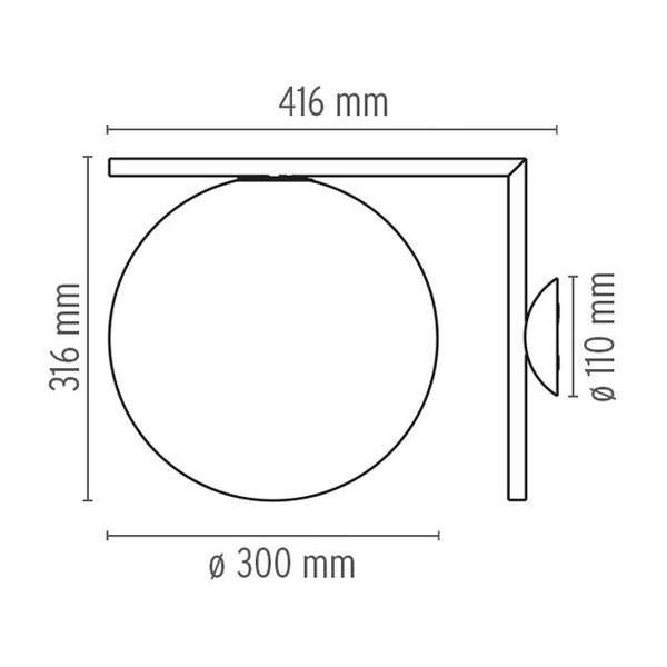 IC Lights C W2  wand/plafondlamp