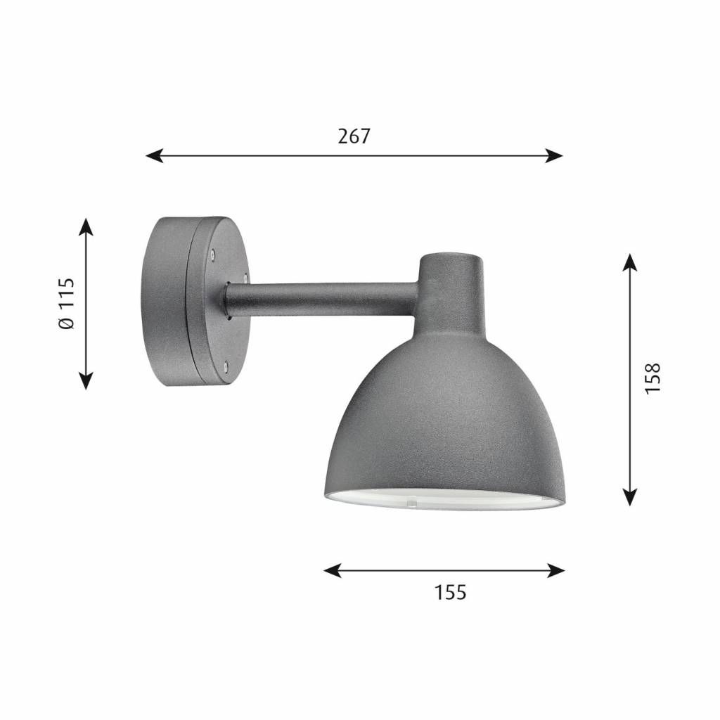Toldbod 155 buitenlamp