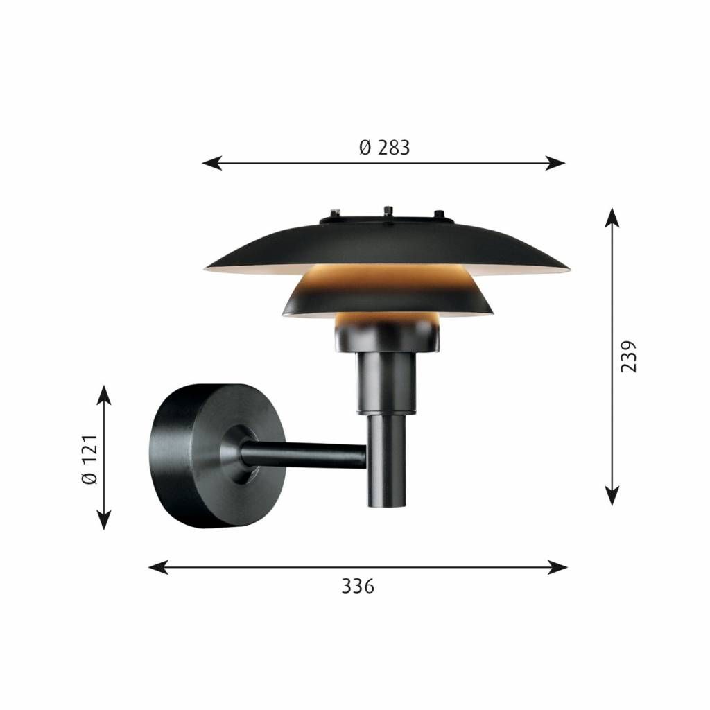 PH 3-2½  buitenlamp