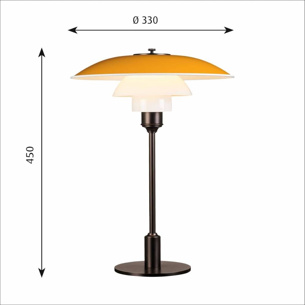 PH 3½-2½ tafellamp