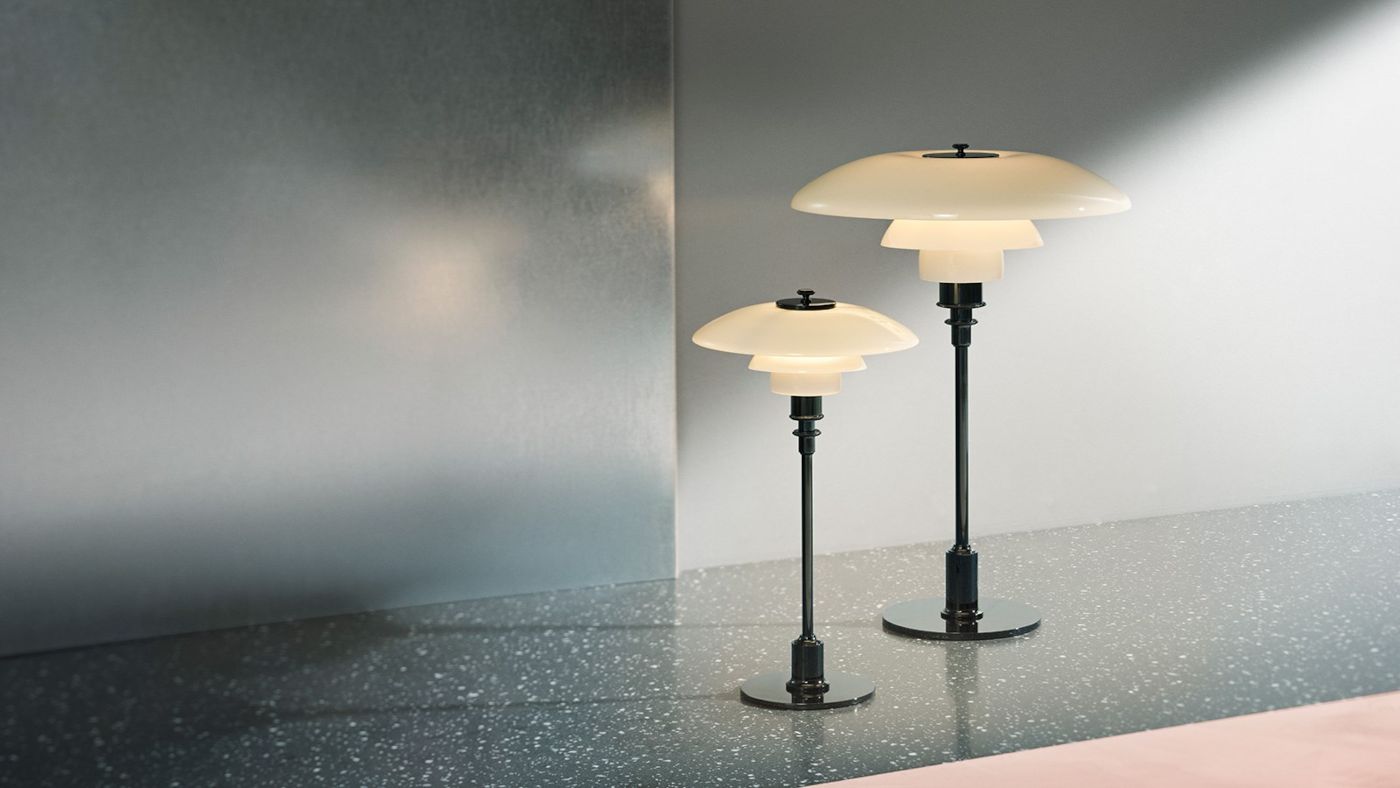 PH 3½-2½ Glas tafellamp