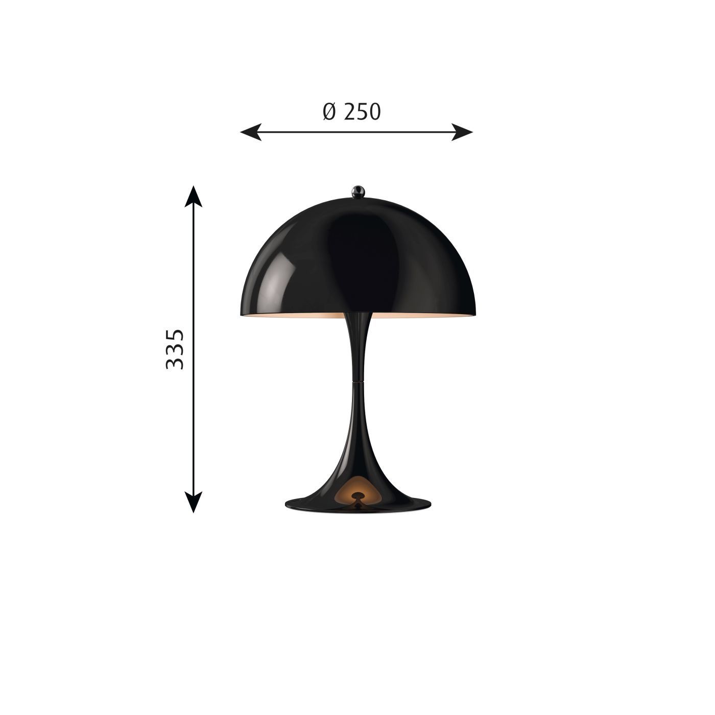 Panthella 250 tafellamp