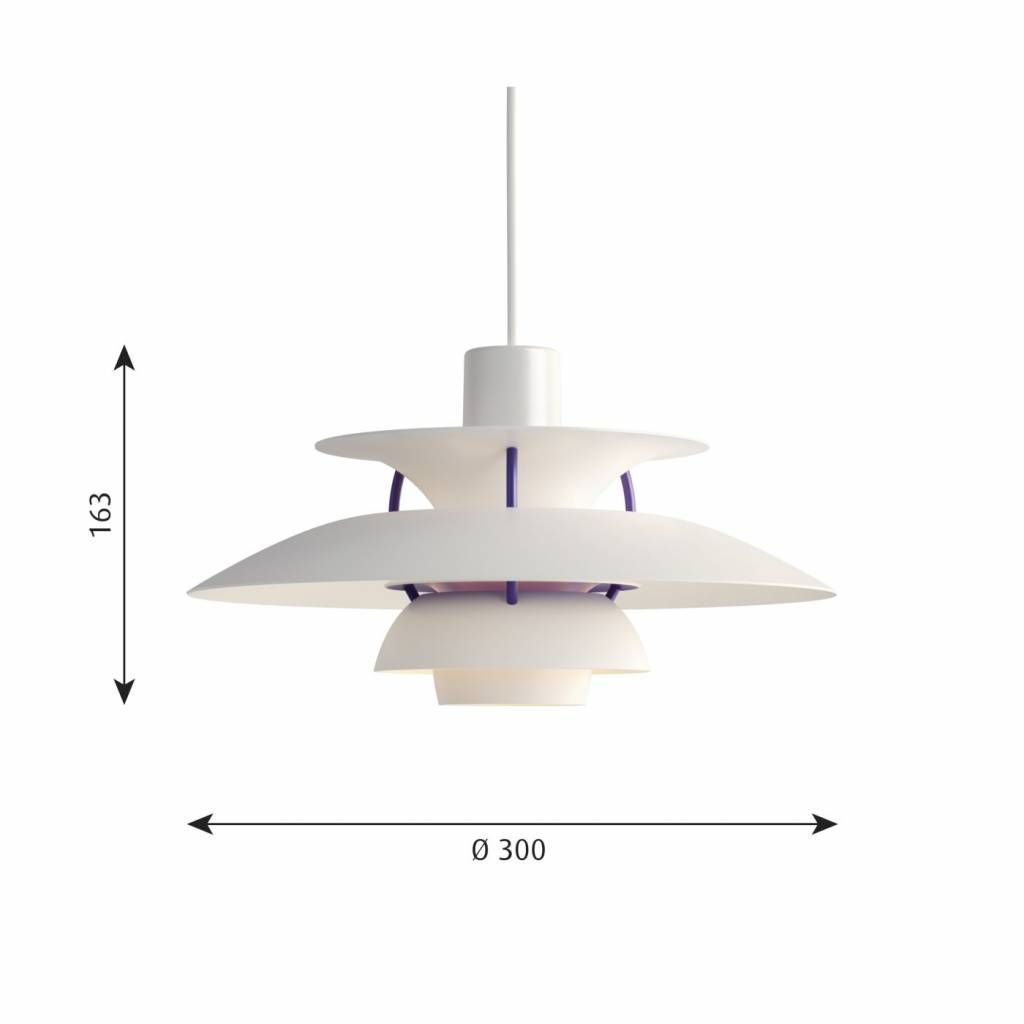 PH 5 Mini hanglamp classic wit