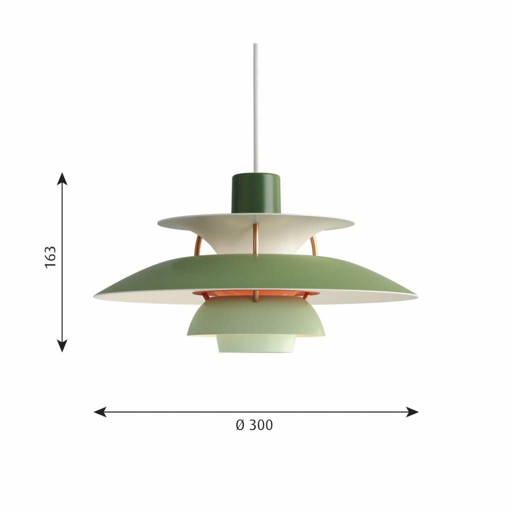PH 5 Mini hanglamp groen