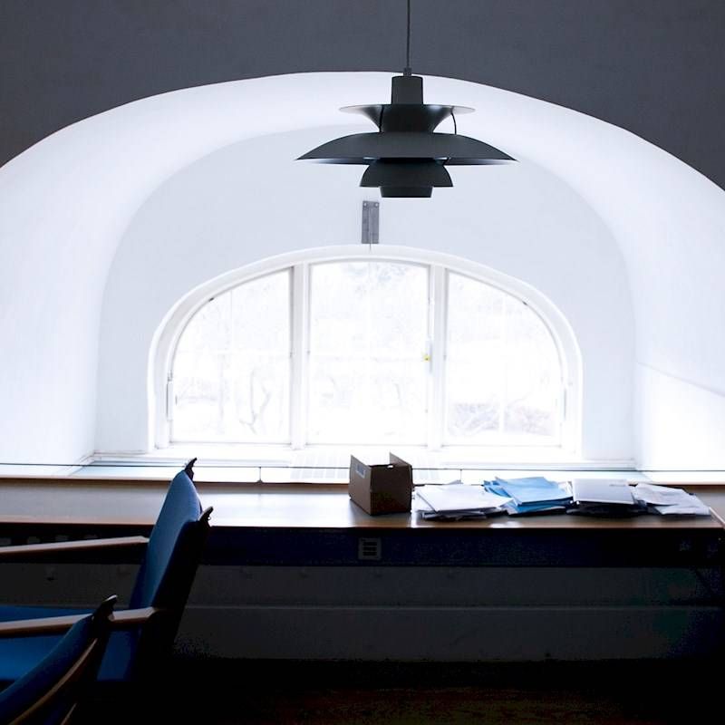 PH 5 hanglamp. Classic wit