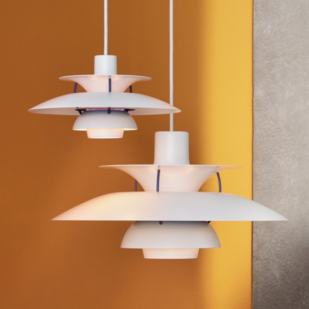PH 5 hanglamp. Classic wit