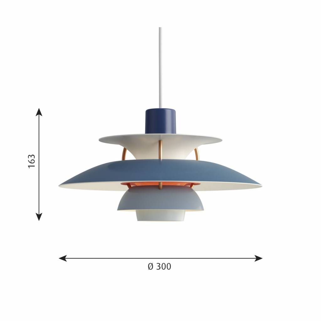 PH 5 Mini hanglamp  blauw