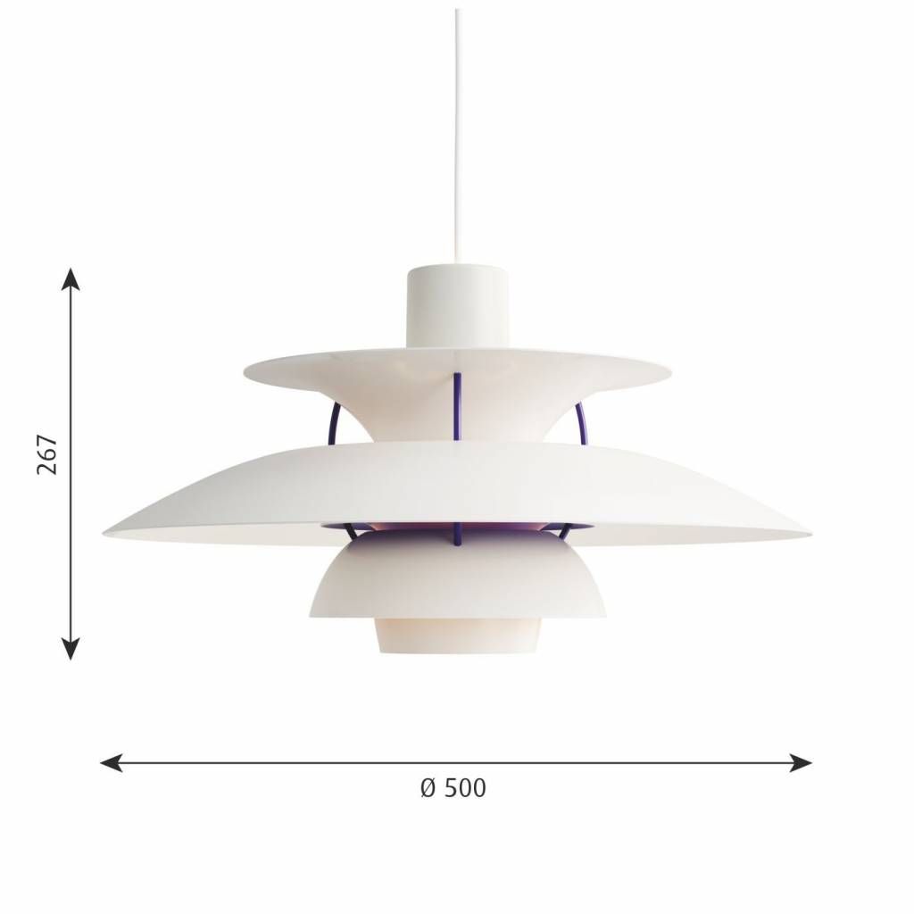 PH 5 hanglamp. Classic wit