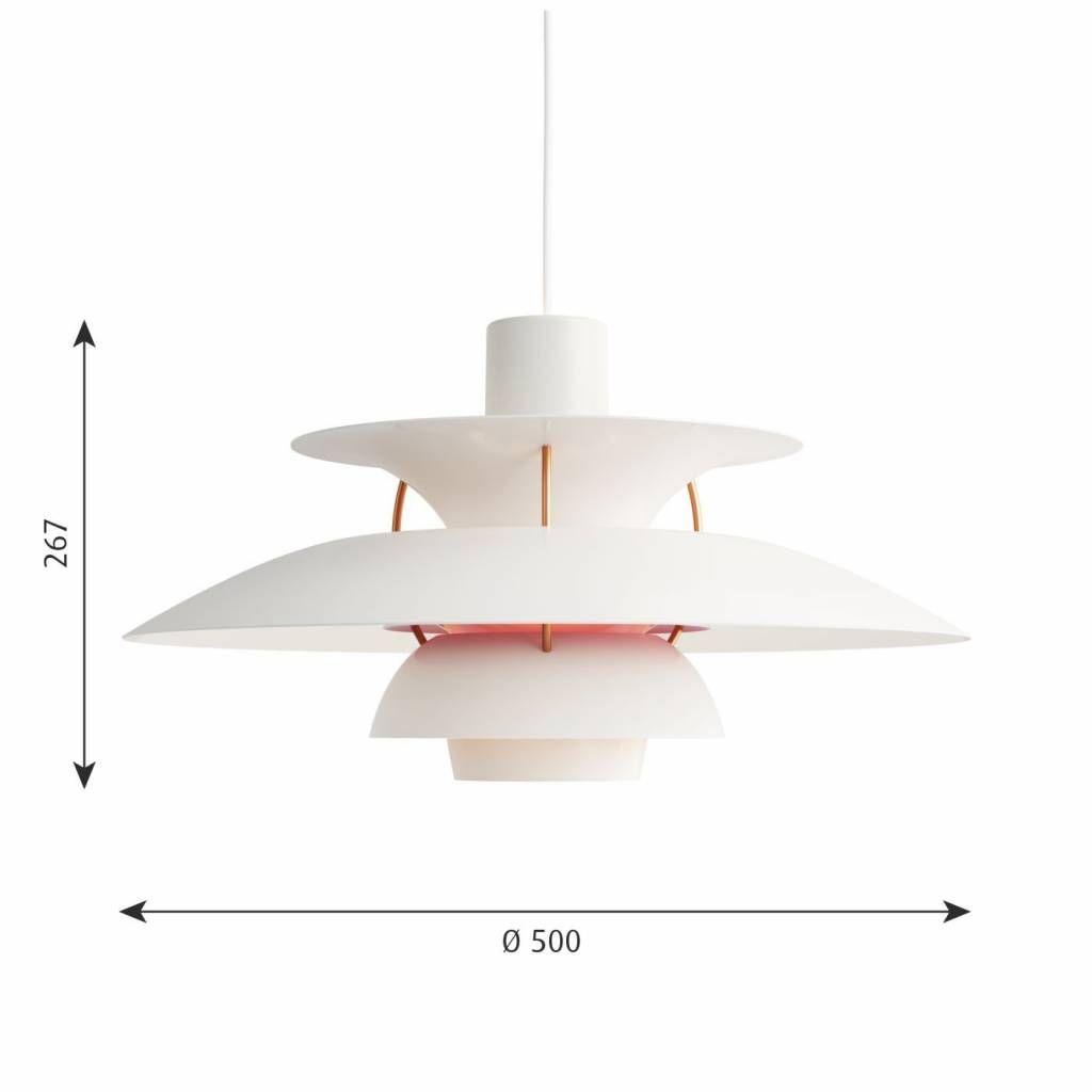 PH 5 hanglamp. Wit
