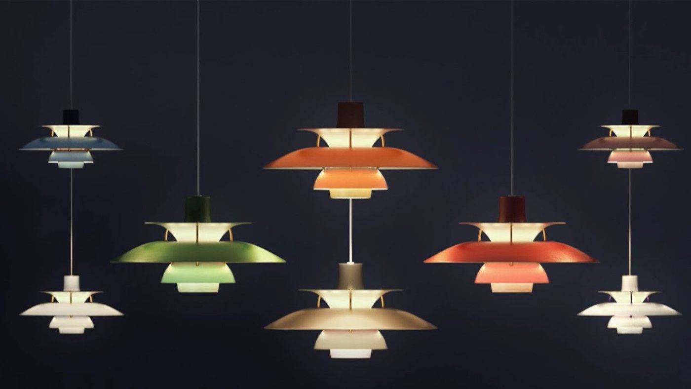 PH 5 hanglamp. Oranje