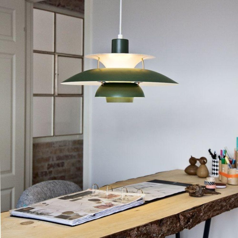 PH 5 hanglamp. Groen