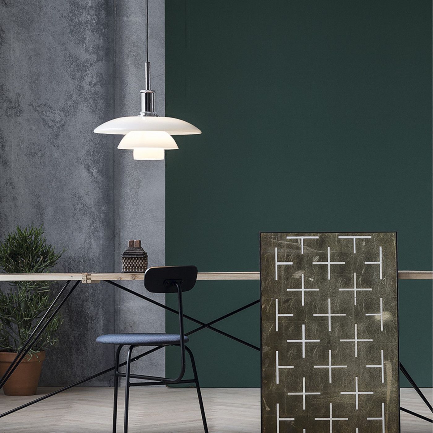 PH 4½-4 Glas hanglamp