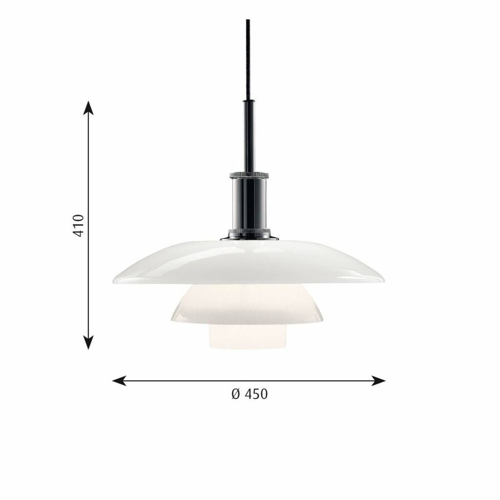 PH 4½-4 Glas hanglamp