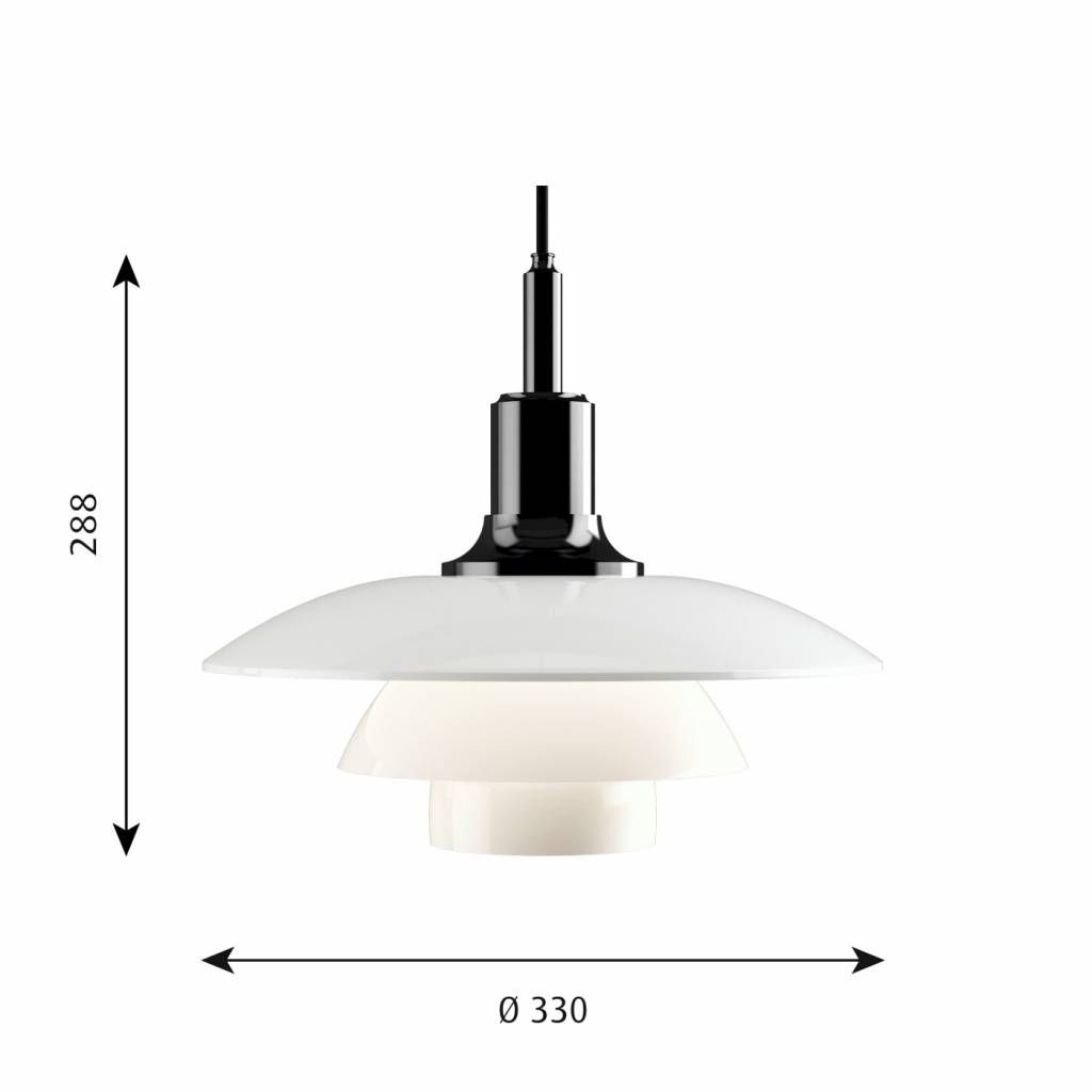  PH 3/½-3  Glas hanglamp