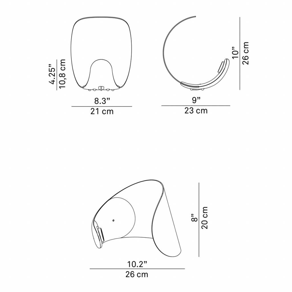 Curl tafellamp